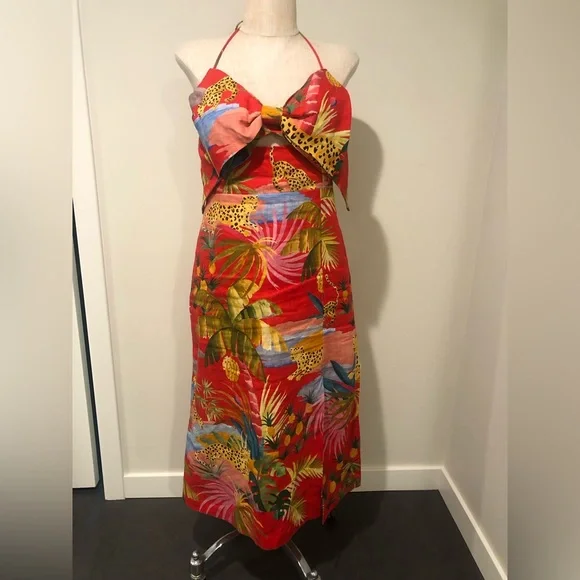 FARM Rio | Dresses | Farm Rio Tropical Jungle Bow Midi Dress M | Poshmark FARM Rio | Dresses | Farm Rio Tropical Jungle Bow Midi Dress M | Poshmark